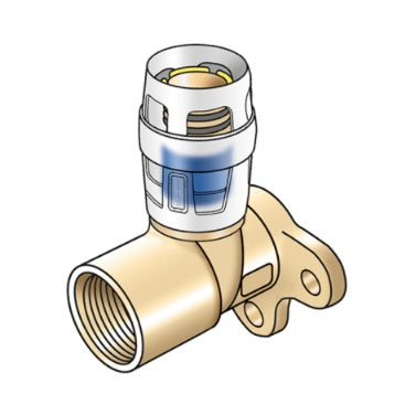 KELOX-PROTEC CLIX Zeta wall bracket fitting with female thread