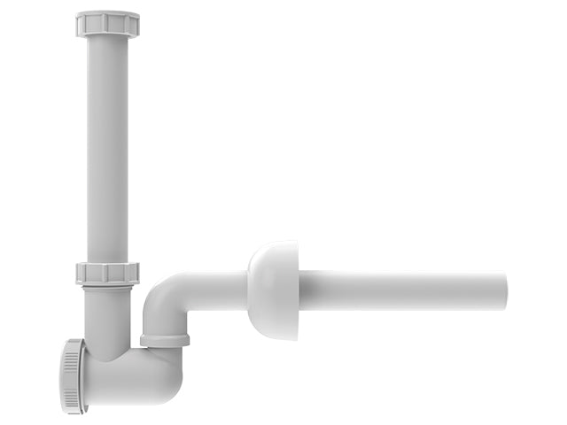 HL135/40 — HL135 Washbasin and Bidet Trap with Cleaning Access — official HL product photograph