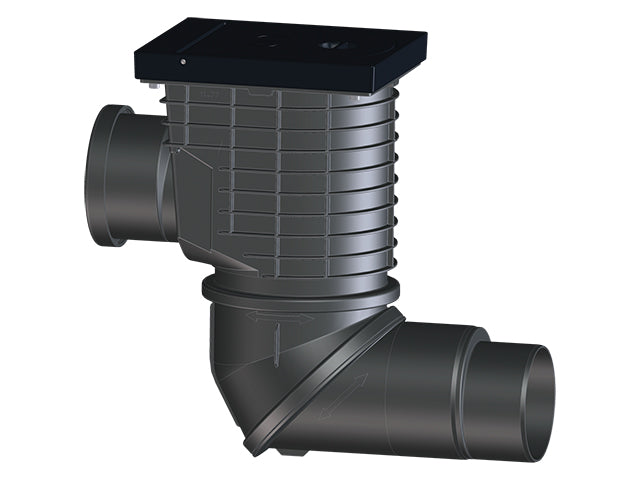 HL600NGHO — HL600NGHO Rain Hopper with Horizontal Inlet and Cast-Iron Finish — official HL product photograph