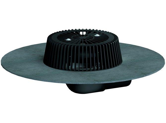 HL64HPower – Horizontal Power Safety Roof Drain with Bitumen Membrane