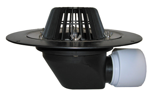 HL64 – Horizontal Roof Drain with Stainless Steel Clamping Ring