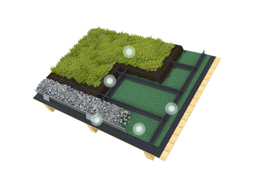 Optigrün Pitched roof 15-45° T (Carrier)