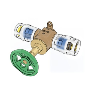 KELOX PROTEC CLIX surface-mounted valve