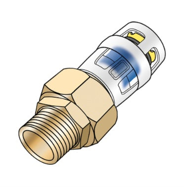 KELOX-PROTEC CLIX union with male thread