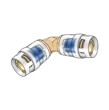 KELOX-PROTEC CLIX elbow 45°