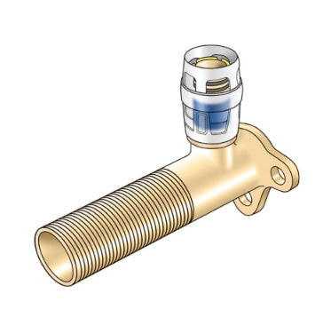 KELOX-PROTEC CLIX wall bracket fitting 90° with male thread 80mm