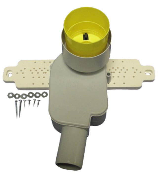 HL134.2/50 — HL134.2 Concealed Washbasin Trap Assembly with Mounting Plate — official HL product photograph