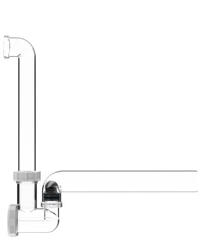 HL136T — Transparent Air Conditioning Condensate Trap with Ball Odour Seal — official HL product photograph
