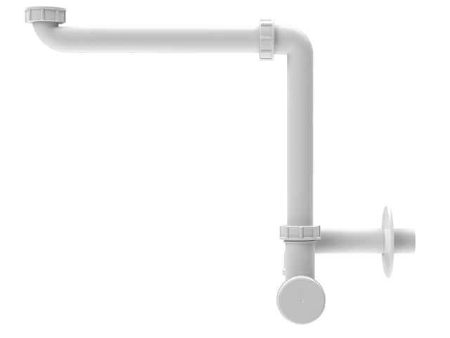HL137N/40 — HL137N Space-Saving Washbasin Trap — official HL product photograph
