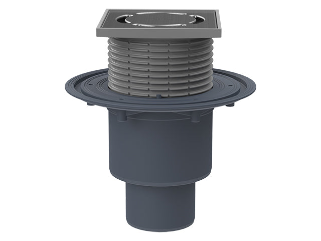 HL310N.2 – Vertical Balcony and Terrace Drain with Frost-Proof Flap Seal – official HL photograph