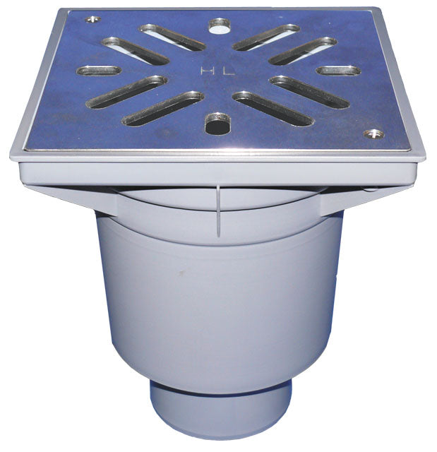 HL606S/5 — HL606S Magnum Vertical Drain — Stainless-Steel Grate — official HL product photograph