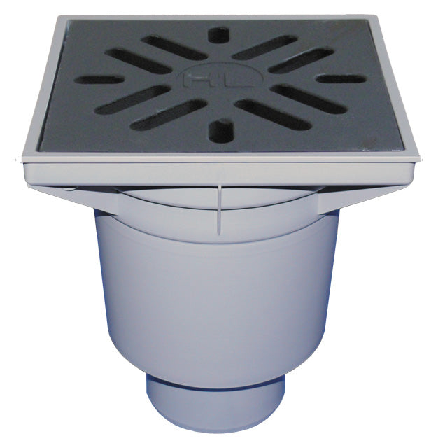 HL606/5 — HL606 Magnum Vertical Drain — Cast-Iron Grate — official HL product photograph