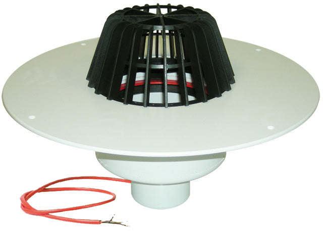 HL62.1P/1 – Vertical Roof Drain with PVC Collar – Heated