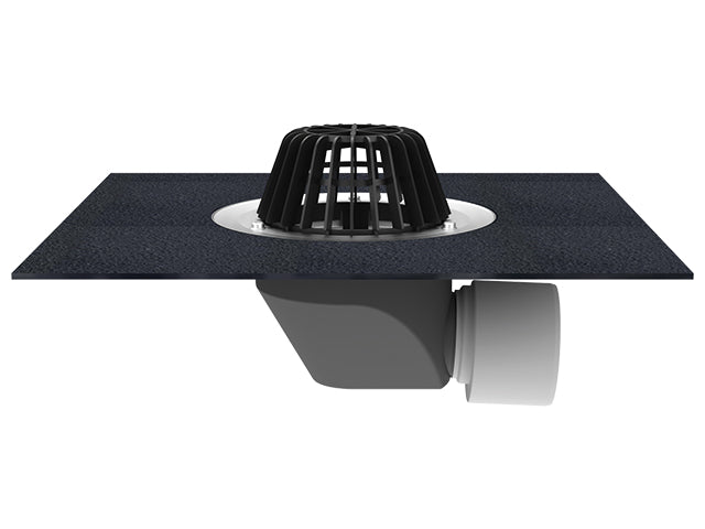 Horizontal Roof Drain with Bitumen