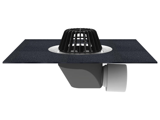 Horizontal Roof Drain with Bitumen