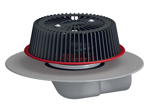 HL HL64PPowerSafe horizontal emergency roof drain with pvc collar – powersafe official product photo