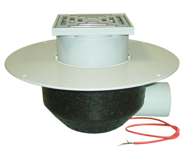 HL64.1BP/1 – Horizontal Roof Drain with PVC Collar – Heated & Walkable