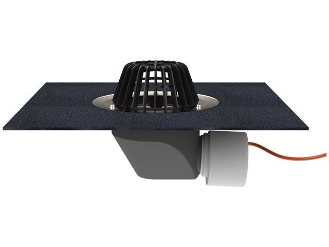 HL64.1H – Horizontal Roof Drain with Bitumen Membrane – Heated