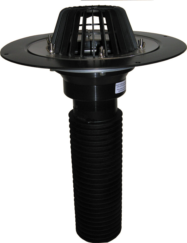 HL69/1 – Vertical Roof Renovation Drain with Stainless Steel Clamping Ring