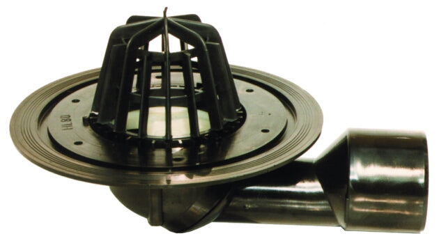 HL80.3 – Adjustable Ball-Joint Roof Drain with Stainless Steel Clamping Ring