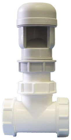 HL904T — Air Admittance Valve with DN40 Tee — official HL product photograph