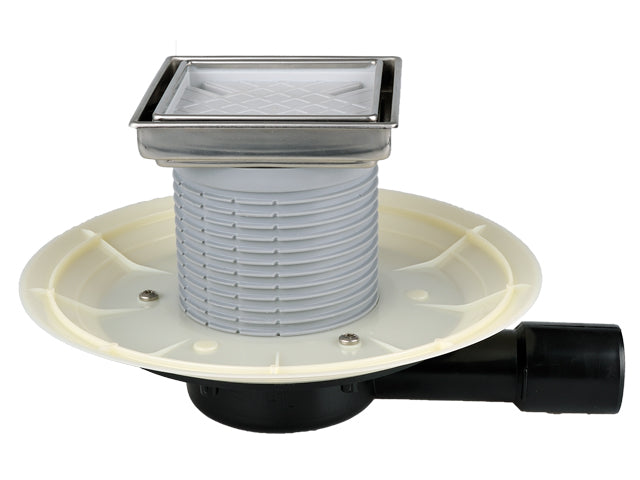 HL90.2-3020 – Horizontal Balcony and Terrace Drain with Tilable Frame and Flap Seal – official HL photograph
