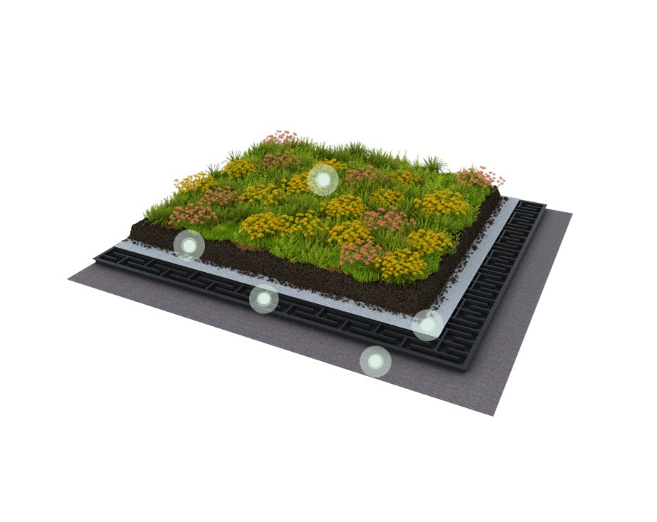 Optigrün Retention Roof Meander FKM 30