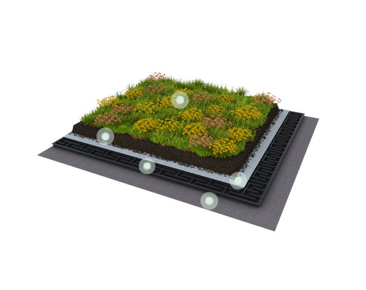 Optigrün Retention Roof Meander FKM 30