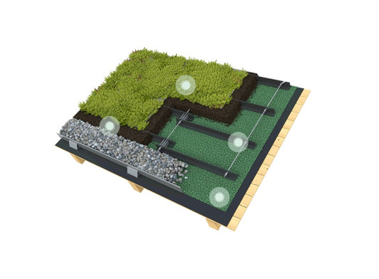 Optigrün Pitched roof 15-45° S (Cable)